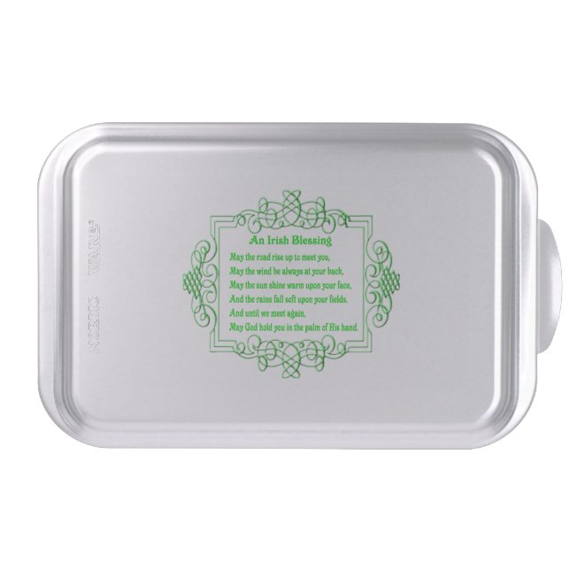 Irish Blessing Cake Pan (Front)