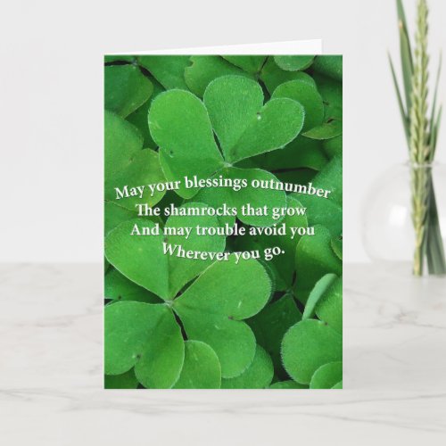 Irish Blessing Card
