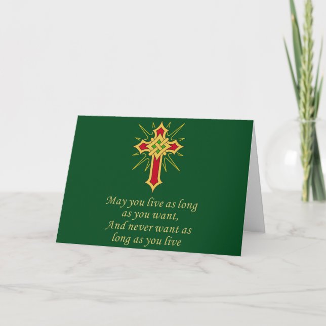 Irish Blessing Card (Front)