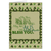 Irish Blessing Card (Front)