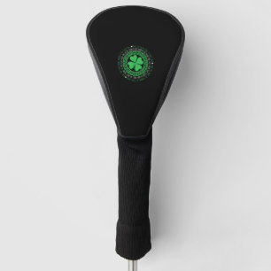 Irish Blessing Celtic Knot 4 Leaf Clover - St. Pat Golf Head Cover