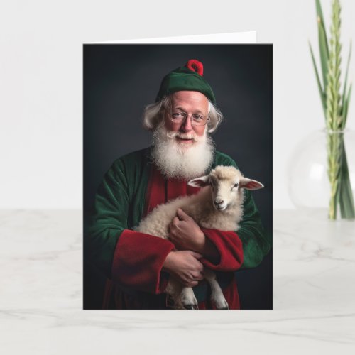 Irish Blessing Christmas Holiday Card