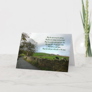Irish Blessing-Country Landscape Card