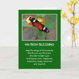 IRISH BLESSING/CUSTOMIZABLE CARD