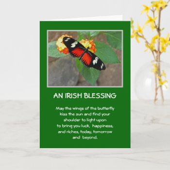 Irish Blessing/customizable Card by whatawonderfulworld at Zazzle