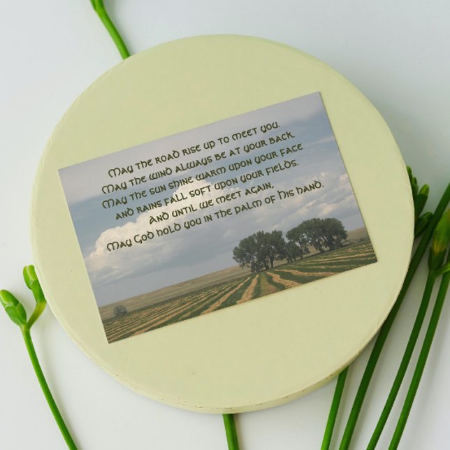 Irish Blessing Farmland Landscape Card (Creator Uploaded)