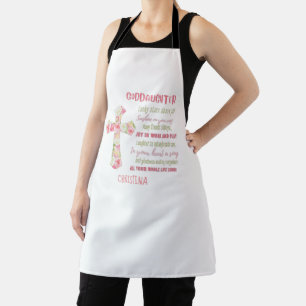 Irish Blessing For GODDAUGHTER - Personalized Gift Apron