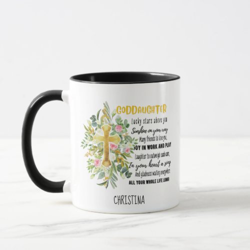 Irish Blessing For GODDAUGHTER _ Personalized Gift Mug