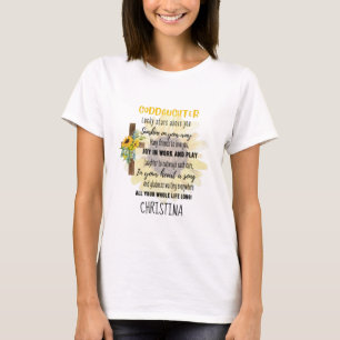 Irish Blessing For GODDAUGHTER - Personalized Gift T-Shirt