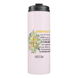 Irish Blessing For GODDAUGHTER - Personalized Gift Thermal Tumbler