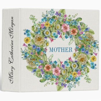Irish Blessing For Mother - See Back Binder by sharonrhea at Zazzle