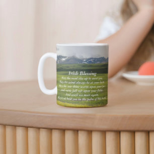 Irish Blessing Green Valley Landscape Coffee Mug