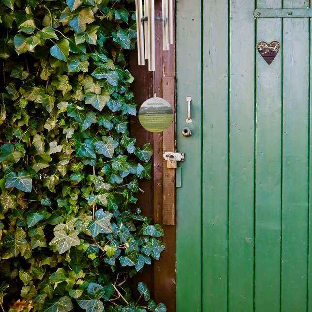 Irish Blessing Green Valley Landscape Wind Chime (In Situ Garden)