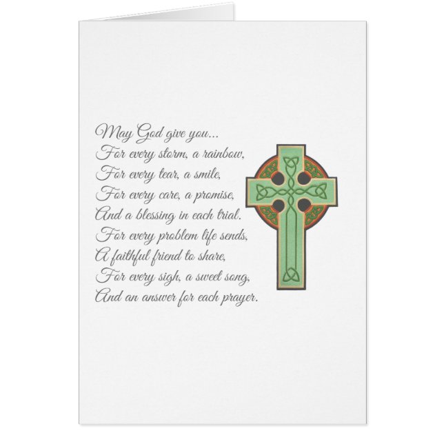 Irish Blessing II Cards (Front)