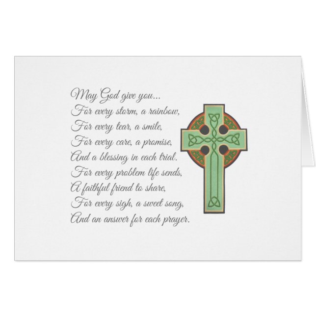 Irish Blessing II Cards (Front Horizontal)