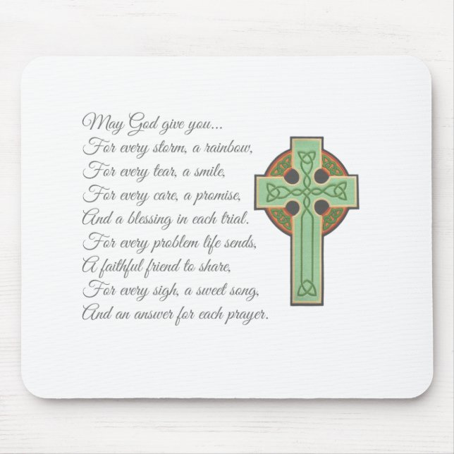 Irish Blessing II Mouse Pad (Front)