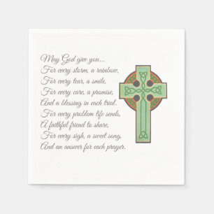 Irish Blessing II Paper Napkins