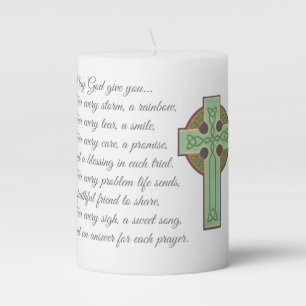 Irish Blessing II Pillar Candle