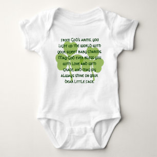 Irish Blessing joy always shine on your dear  Baby Bodysuit