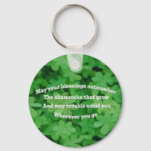 Irish Blessing Keychain
