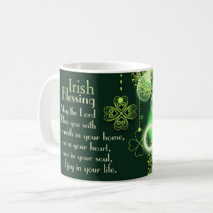 Irish Blessing, Lord Bless You Peace in Your Soul Coffee Mug