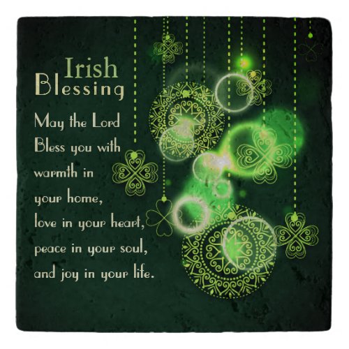Irish Blessing Lord Bless You Peace in Your Soul Trivet