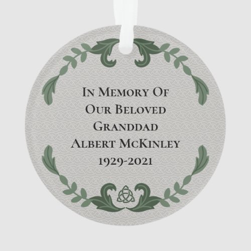 Irish Blessing Loving Memory Remembrance Memorial Ornament