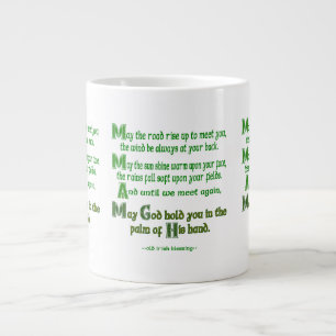 Irish Blessing May the Road Rise to Meet You Giant Coffee Mug