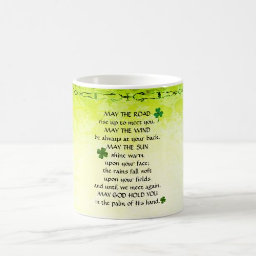Irish Blessing May the road rise up to meet you Coffee Mug