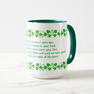 Traditional Irish Blessing Mug Set