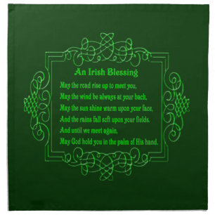 Irish Blessing Napkins