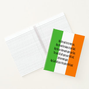 Irish Blessing Notebook