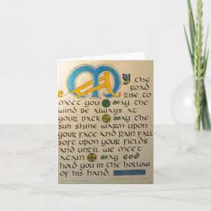 IRISH BLESSING NOTECARD