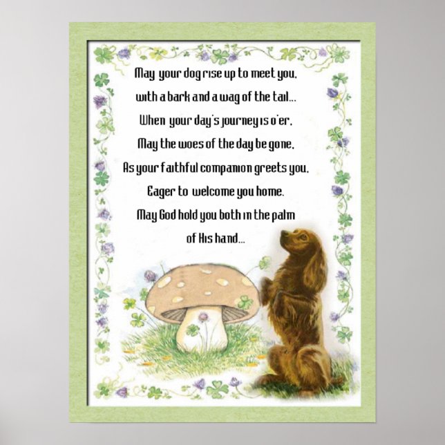Irish Blessing of the Dogs Poster (Front)