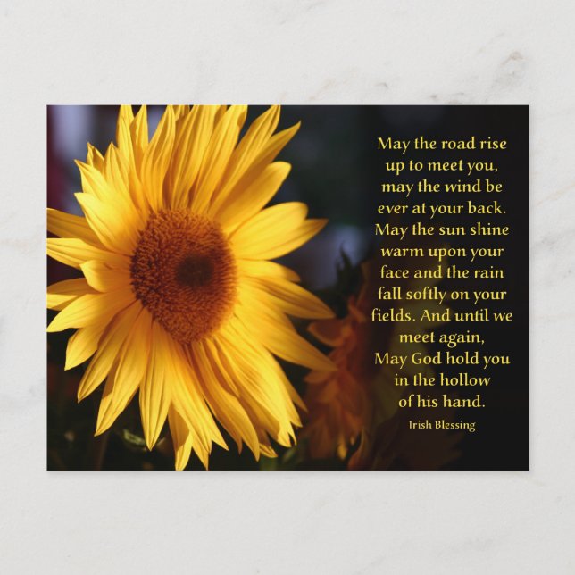 Irish Blessing Postcard (Front)