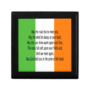Irish Blessing Prayer Gift Box