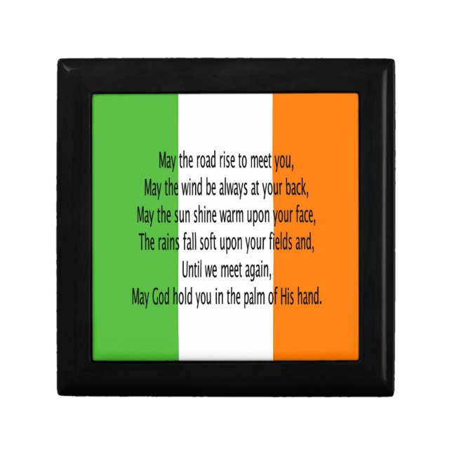 Irish Blessing Prayer Gift Box (Front)