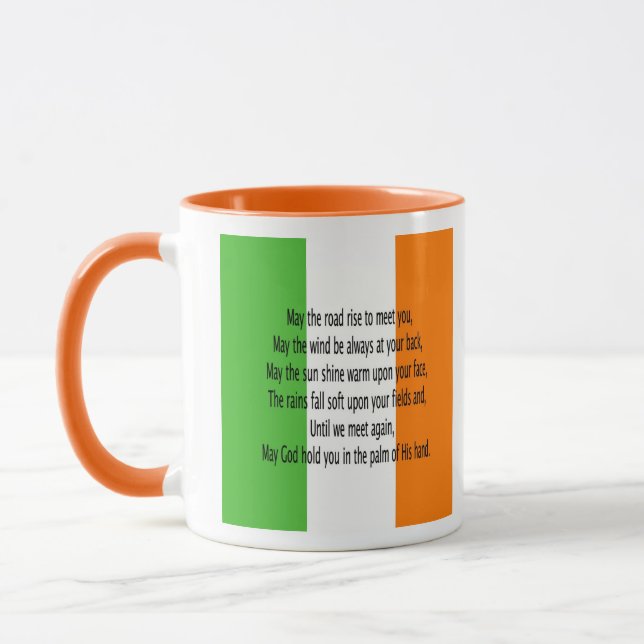 Irish Blessing Prayer Mug (Left)