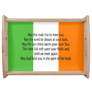Irish Blessing Prayer Serving Tray