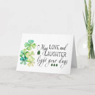 Irish Blessing Prayer St. Patrick's Day Bible Card