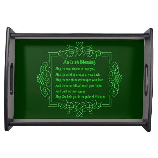 Irish Blessing Serving Tray (Front)