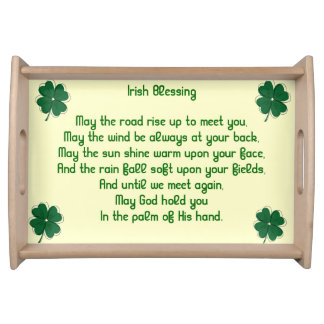 Irish Blessing Serving Tray