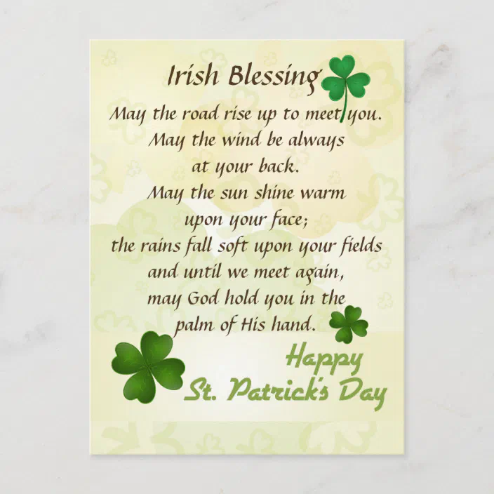 Irish blessing for st patricks day