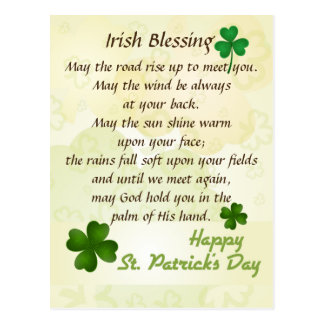 St Patricks Day Prayer Cards | Zazzle