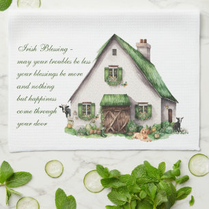 Irish Blessing St. Patrick's Day Kitchen Towel