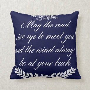 Irish Blessing Throw Pillow