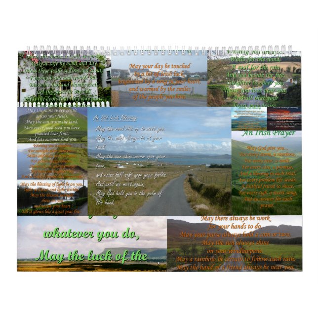 Irish Blessings Calendar (Cover)