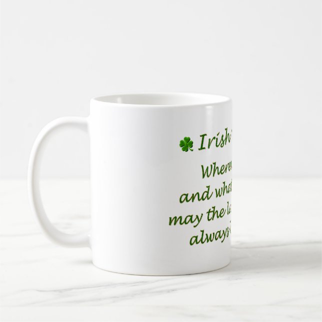 Irish Blessings - Coffee Mug (Left)