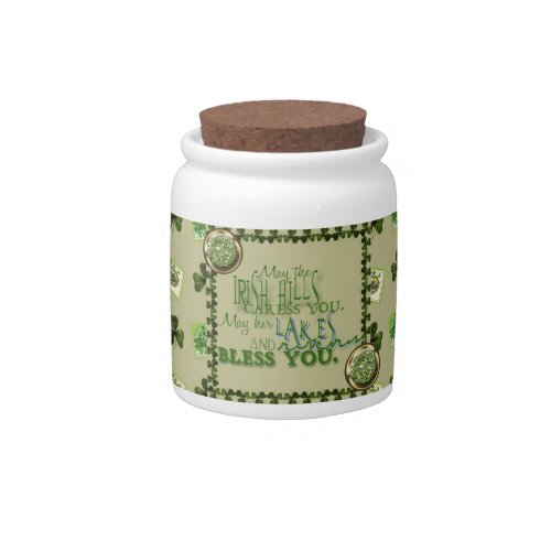 Irish Blessings Cookie Jar