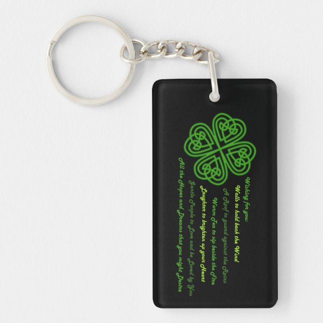 Irish Blessings Keychain (Front)